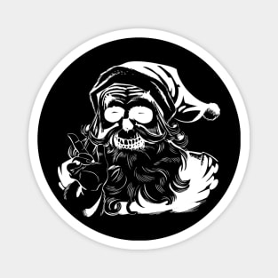 Skeleclaus (white) Magnet